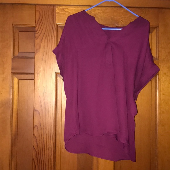 Apt. 9 Tops - Sheer Cranberry